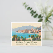 Carte Postale Palma de Majorque Espagne Pastel Travel (Debout devant)