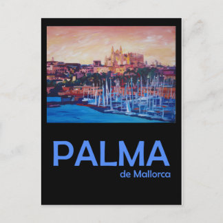 Carte Postale Palma de Mallorca Retro Affiche de voyage