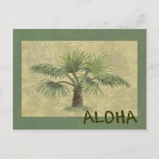 Carte postale Palmas ALOHA (Devant)