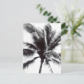 Carte Postale Palme noire et blanche (Debout devant)