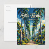 Carte Postale Palmentuin Suriname (Devant / Derrière)