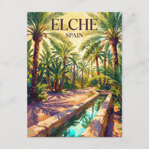 Carte Postale Palmeral d'Elche Espagne