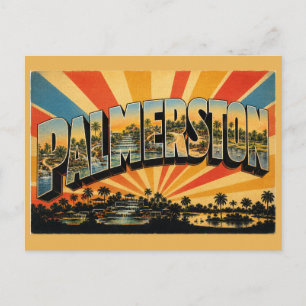 Carte Postale Palmerston NT Australie Parc Tropical Vintage