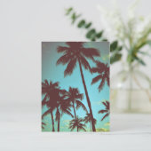 Carte Postale Palmes tropicales vintages (Debout devant)