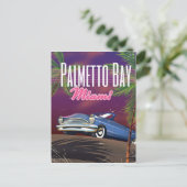 Carte Postale Palmetto Bay Florida USA 80s affiche (Debout devant)