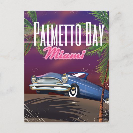Carte Postale Palmetto Bay Florida USA 80s affiche (Devant)