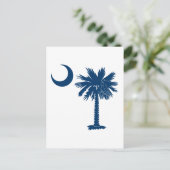 Carte Postale Palmetto bleu (Debout devant)