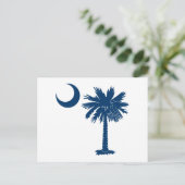 Carte Postale Palmetto bleu (Debout devant)