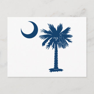 Carte Postale Palmetto bleu
