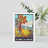 Carte Postale Palmier de Californie du Sud (Debout devant)