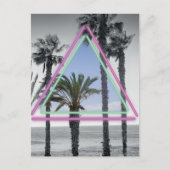 Carte Postale Palmier néon (Devant)