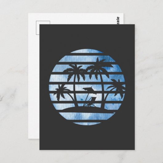 CARTE POSTALE PALMIERS (Devant / Derrière)