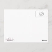 Carte Postale palmiers (Dos)