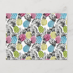 Carte Postale Palmiers à grains d'ananas