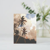 Carte Postale Palmiers, Bahamas (Debout devant)