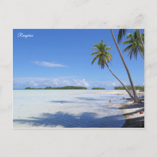 Carte Postale Palmiers de Rangiroa