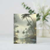 Carte Postale Palmiers et Foggy d'Océan (Debout devant)