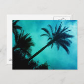 Carte Postale Palmiers hawaïens (Devant / Derrière)