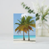 Carte Postale Palmiers Hawaiian Exotic Beach (Debout devant)