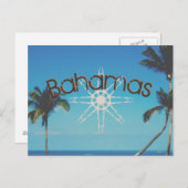 Carte Postale Palmiers Près De L'Océan (Devant / Derrière)