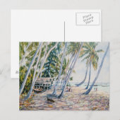 Carte Postale Palmiers rouillants Zanzibar 2002 (Devant / Derrière)