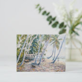 Carte Postale Palmiers rouillants Zanzibar 2002 (Debout devant)