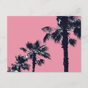 Carte Postale Palmiers Vintage