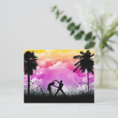 Carte postale Palmtree Romance (Debout devant)