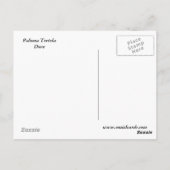 Carte Postale Paloma Tortola (Dos)