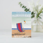 Carte Postale Palombaggia Beach, France poster de voyage (Debout devant)
