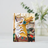 Carte Postale Palomino Looff Carousel Cheval (Debout devant)