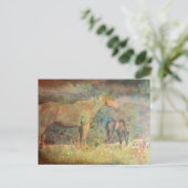 Carte Postale Palomino Mare et Foie (Debout devant)