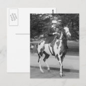 Carte Postale Palomino Pony, 1915 (Devant / Derrière)