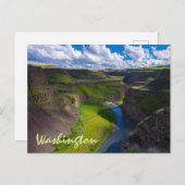 Carte Postale Palouse River Canyon Washington State (Devant / Derrière)