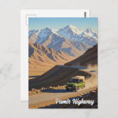 Carte Postale Pamir Route Tadjikistan Voyage (Devant / Derrière)