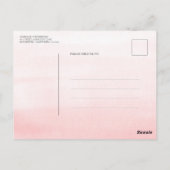 Carte Postale Pampas Grass et Orchidées Blanches Enregistrer la  (Dos)