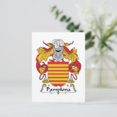 Carte Postale Pamplona Family Crest (Debout devant)