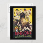 Carte Postale Pamplona San Fermin (Devant / Derrière)