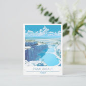 Carte Postale Pamukkale Turquie Voyage (Debout devant)