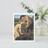 Carte Postale Pan and Psyche - Edward Burne-Jones (Debout devant)