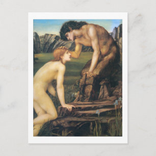 Carte Postale Pan and Psyche - Edward Burne-Jones