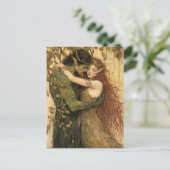 Carte Postale Pan et une fée (Debout devant)