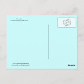 CARTE POSTALE PAN JOUANT DE LA FLÛTE ET CERF DANS UN BOIS VERT (Dos)