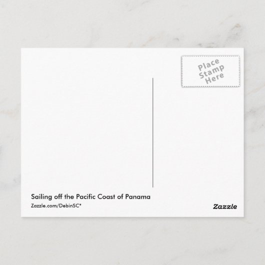 Carte postale Panama (Dos)