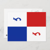 Carte postale Panama Banner (Devant / Derrière)