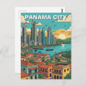 Carte Postale Panama City Travel (Devant / Derrière)