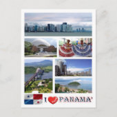 Carte Postale Panama - I Love - (Devant)