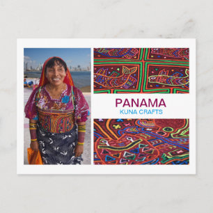 Carte postale Panama Kuna Crafts