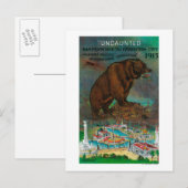 Carte Postale Panama Pacifique International Expo Publicité (Devant / Derrière)