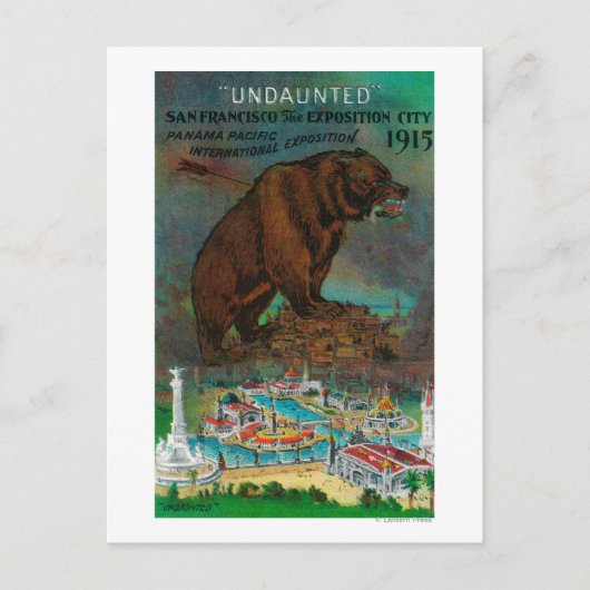 Carte Postale Panama Pacifique International Expo Publicité (Devant)